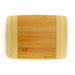 Image 1 of Bamboo 10.6" x 7.7" Rectangle Cutting Board, Two-toned