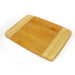 Image 2 of Bamboo 10.6" x 7.7" Rectangle Cutting Board, Two-toned