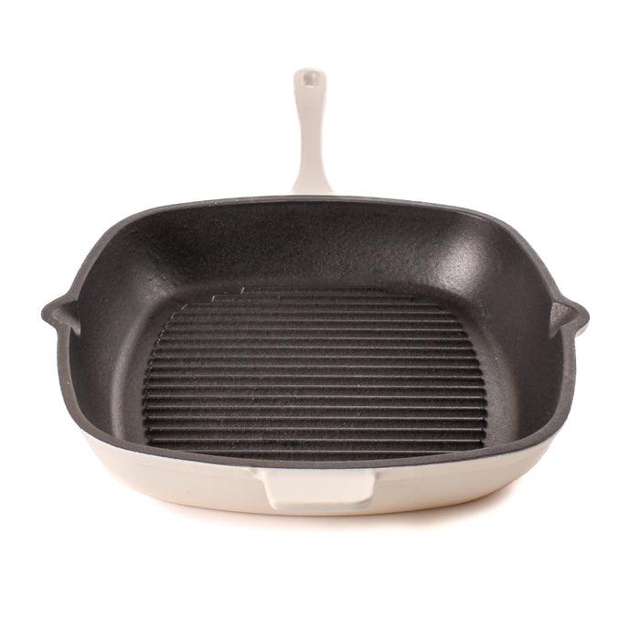 Image 2 of Neo 2Pc Cast Iron 11" Grill Pan with Steak Press, Meringue