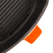 Image 6 of Neo 2Pc Cast Iron 11" Grill Pan with Steak Press, Orange