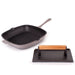 Image 1 of Neo 2Pc Cast Iron 11" Grill Pan with Steak Press, Oyster