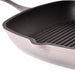 Image 4 of Neo 2Pc Cast Iron 11" Grill Pan with Steak Press, Oyster