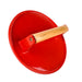 Image 7 of Neo 2pc Cast Iron 10" Fry Pan with Steak Press, Red