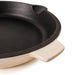 Image 5 of Neo 3pc Cast Iron Fry Pan & Grill Pan Set with Slotted Steak Press, Meringue