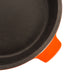 Image 6 of Neo 3pc Cast Iron Fry Pan & Grill Pan Set with Slotted Steak Press, Orange