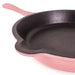 Image 5 of Neo 3pc Cast Iron Fry Pan & Grill Pan Set with Slotted Steak Press, Pink