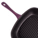 Image 9 of Neo 3pc Cast Iron Fry Pan & Grill Pan Set with Slotted Steak Press, Purple