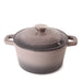 Image 2 of Neo 4pc Cast Iron Cookware Set, Fry Pan, Grill Pan & Round Dutch Oven, Oyster