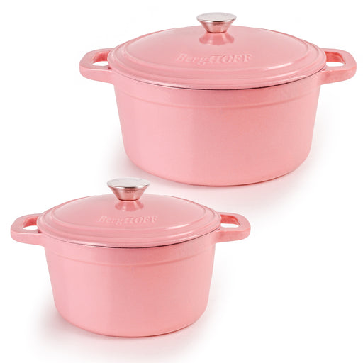 Image 1 of Neo 4pc Cast Iron Cookware Set, 3qt. & 7qt., Pink