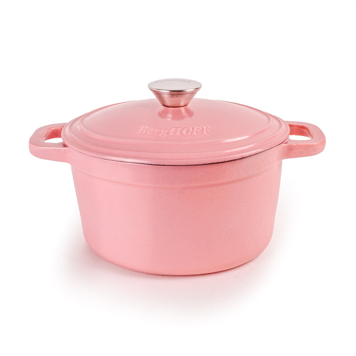 Image 3 of Neo 4pc Cast Iron Cookware Set, 3qt. & 7qt., Pink