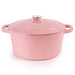 Image 6 of Neo 4pc Cast Iron Cookware Set, 3qt. & 7qt., Pink