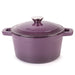 Image 3 of Neo 4pc Cast Iron Cookware Set, 3qt. & 7qt., Purple