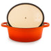 Image 3 of Neo 5pc Cast Iron Oval Dutch Oven Set with 10" Fry Pan, 5qt. & 8qt., Orange