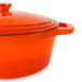 Image 5 of Neo 5pc Cast Iron Oval Dutch Oven Set with 10" Fry Pan, 5qt. & 8qt., Orange