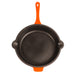 Image 8 of Neo 5pc Cast Iron Oval Dutch Oven Set with 10" Fry Pan, 5qt. & 8qt., Orange