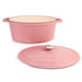 Image 7 of Neo 5pc Cast Iron Oval Dutch Oven Set with 10" Fry Pan, 5qt. & 8qt., Pink