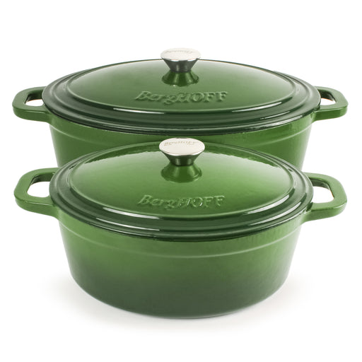 Image 1 of Neo 4Pc Cast Iron Cookware Set, 5qt. & 8qt., Green