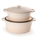 Image 3 of Neo 4Pc Cast Iron Cookware Set, 5qt. & 8qt. Oval Dutch Ovens, Matching Lids, Meringue