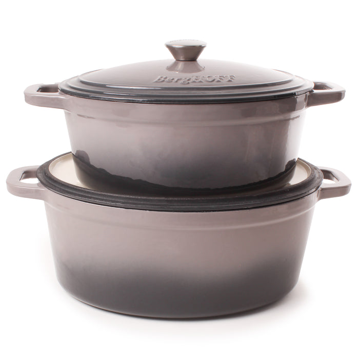 Image 1 of Neo 4pc Cast Iron Cookware Set, 5qt. & 8qt., Oyster