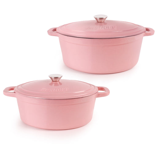 Image 1 of Neo 4pc Cast Iron Cookware Set, 5qt. & 8qt., Pink