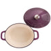 Image 7 of Neo 4Pc Cast Iron Cookware Set, 5qt. & 8qt. Oval Dutch Ovens, Matching Lids, Purple