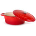 Image 6 of Neo 4pc Cast Iron Cookware Set, 5qt. & 8qt., Red