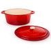 Image 9 of Neo 4pc Cast Iron Cookware Set, 5qt. & 8qt., Red