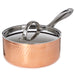 Image 2 of BergHOFF Vintage 5pc Tri-Ply Copper Saucepan & Deep Skillet Cookware Set,  SS Lids, Hammered