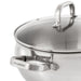 Image 8 of BergHOFF Belly Shape 7pc 18/10 Stainless Steel Cookware Set with Glass Lids