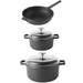 Image 1 of GEM Non-stick Cast Aluminum 5Pc Cookware Set, Casserole, Open Stir Fry Pan & Stockpot