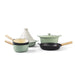 Image 3 of Ron 3Pc Cast Iron Cookware Set , Green