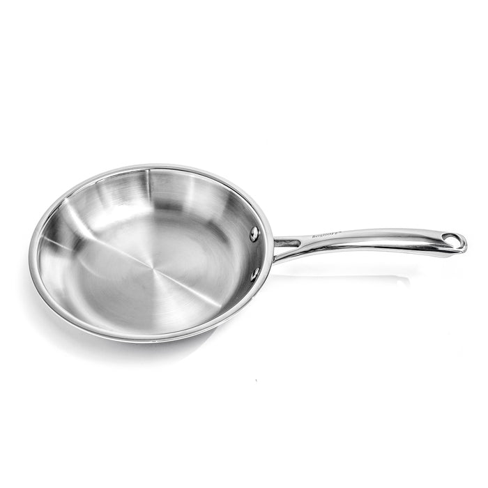 Image 5 of BergHOFF Professional 2pc Tri-Ply 18/10 Stainless Steel Cookware Set, 8" & 10" Fry Pan