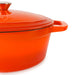 Image 7 of Neo 4Pc Cast Iron Cookware Set, 5qt. & 8qt. Dutch Ovens, Matching Lids, Orange