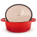 Image 8 of Neo 4Pc Cast Iron Cookware Set, 5qt. & 8qt. Dutch Ovens, Matching Lids, Red