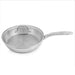 Image 3 of BergHOFF Belly Shape 3pc 18/10 Stainless Steel Fry Pan & Skillet Cookware Set with Glass Lid