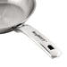 Image 6 of BergHOFF Belly Shape 3pc 18/10 Stainless Steel Fry Pan & Skillet Cookware Set with Glass Lid