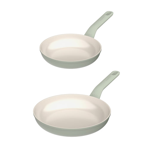 Image 1 of BergHOFF Leo Balance 2pc Non-stick Aluminum Fry Pan Set, Sage