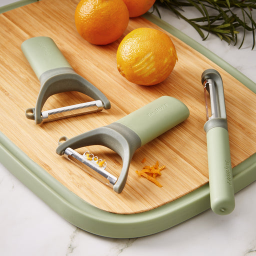 Image 2 of Leo Balance 3pc Stainless Steel Peeler Set, Recycled Material