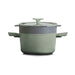 Image 1 of BergHOFF Balance 3Pc Non-stick Ceramic Steamer Set, Recycled Aluminum, Sage