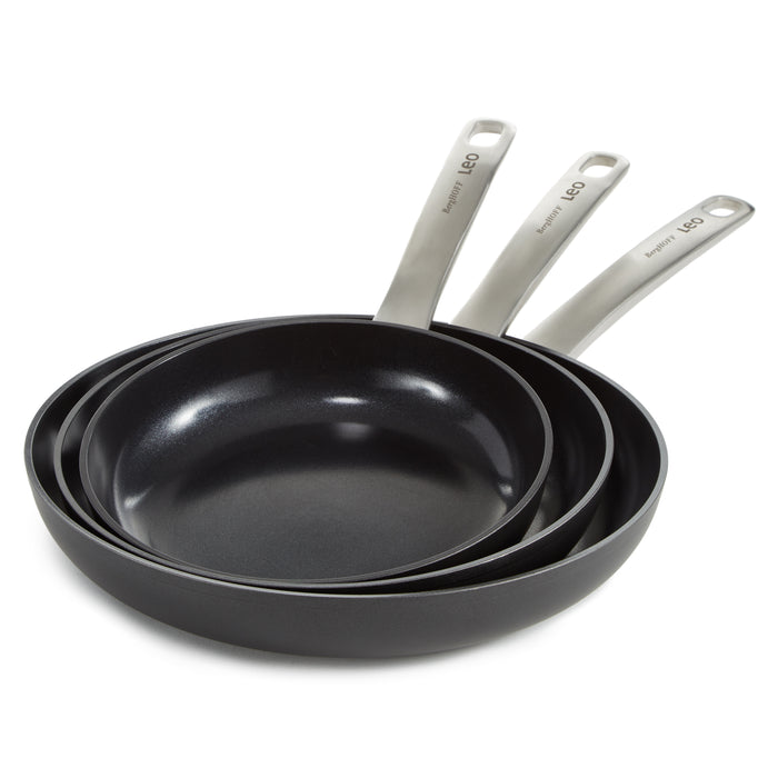 Image 6 of BergHOFF Graphite 3Pc Non-stick Ceramic Frying Pan Set