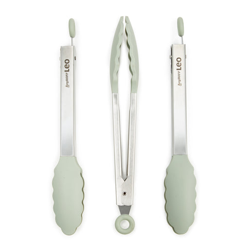 Image 1 of Leo Balance 3pc Serving Tongs Set, Sage