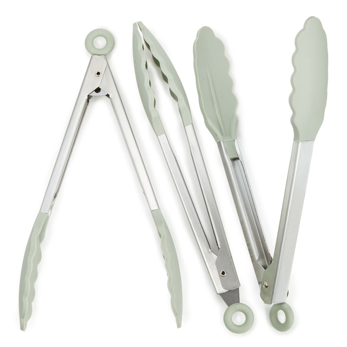 Image 3 of Leo Balance 3pc Serving Tongs Set, Sage