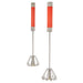 Image 1 of BergHOFF Essentials 2Pc 18/10 Stainless Steel Miracle Whisk Set, Red