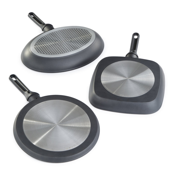 Image 6 of BergHOFF DiNA Helix 3pc Nonstick Specialty Cookware Set, Recycled Aluminum