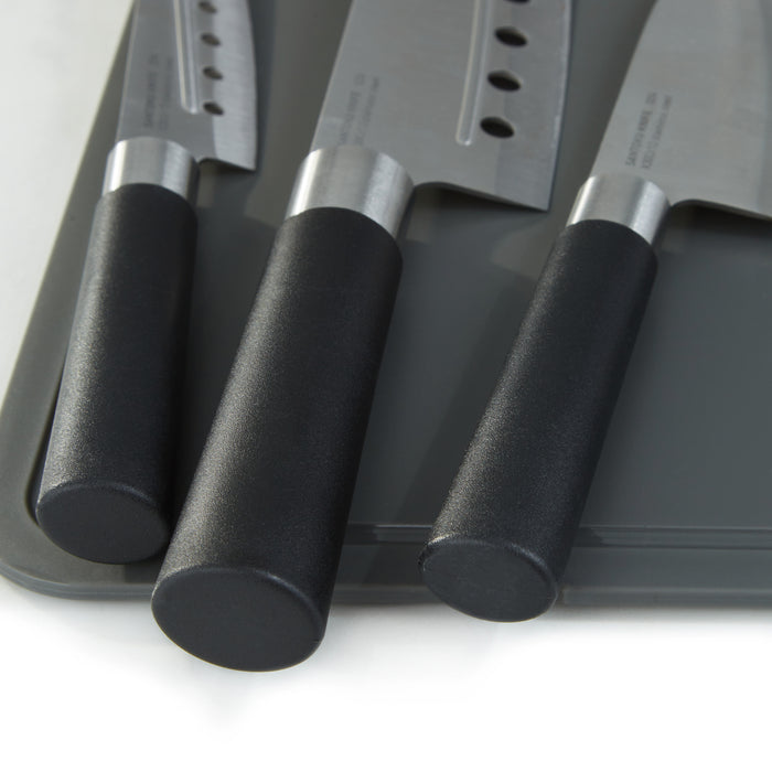 Image 3 of BergHOFF DiNA Codon 5pc Stainless Steel Knife Set