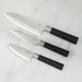 Image 1 of BergHOFF DiNA Codon 3pc Stainless Steel Santoku Set