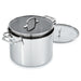 Image 6 of DiNA Helix 4pc Recycled 18/10 Stainless Steel Stockpot Set, Glass Lids