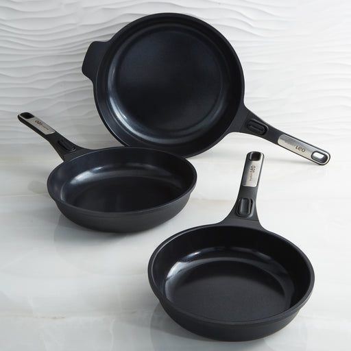 Image 1 of Phantom 3Pc Nonstick Ceramic Fry Pan Set, Recycled