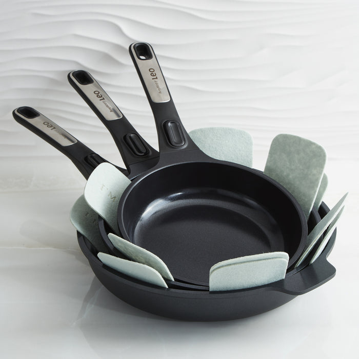 Image 3 of Phantom 3Pc Nonstick Ceramic Fry Pan Set, Recycled