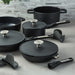 Image 5 of Phantom 8Pc Nonstick Ceramic Cookware Set, Recycled